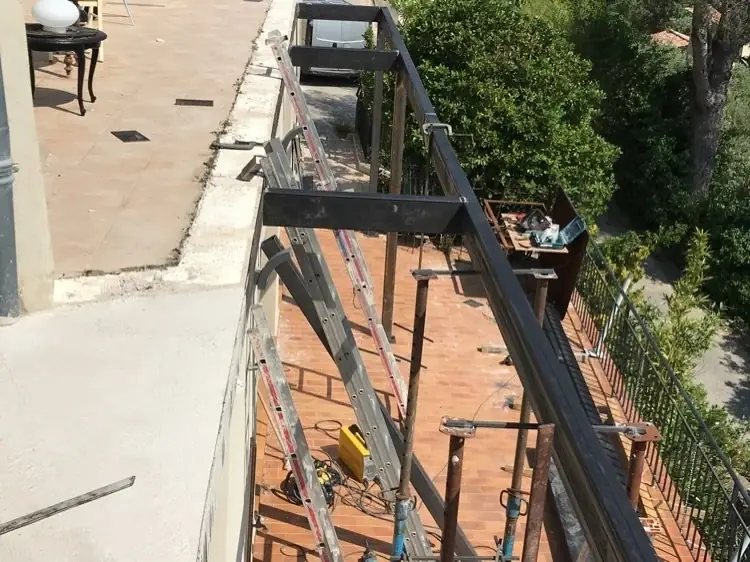 Extension de balcon, vue 4
