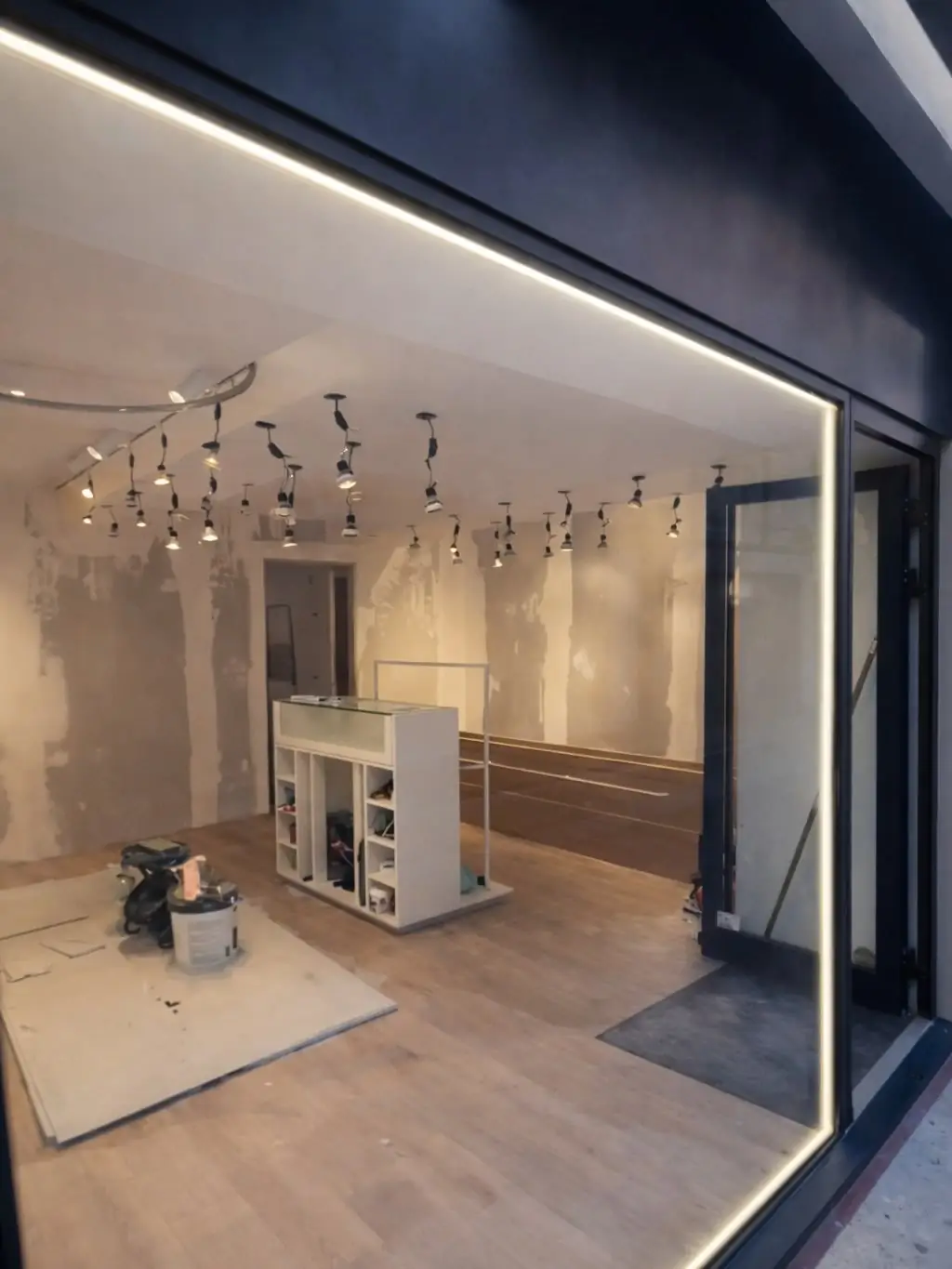 Rénovation magasin Saint-Tropez, vue 2